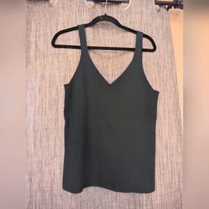 Old Navy Black Fitted Sleeveless Sweater Tank Top